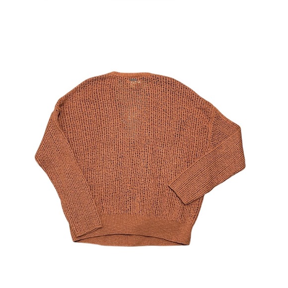 Billabong Rust Wrap Sweater Women's Knit V-Neck Boho Top | New With Tags - Picture 5 of 9